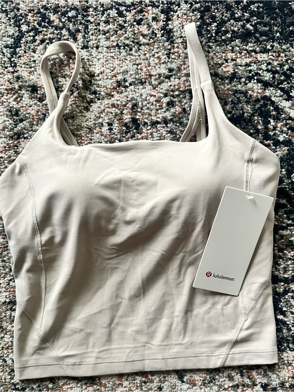Lululemon Strappy Nulu Shelf Tank